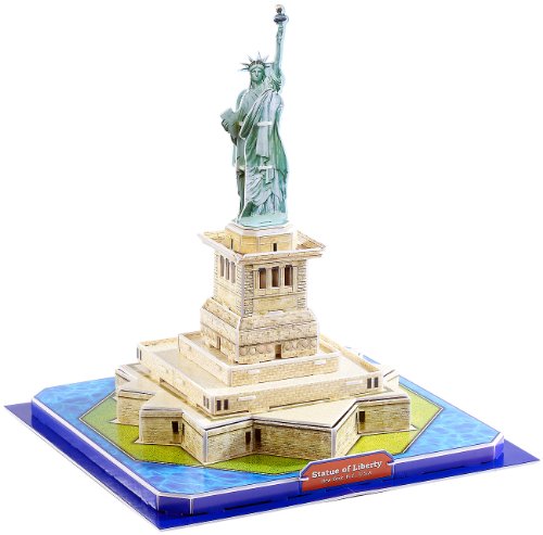 Playtastic 3D Puzzle Bausatz: 3D-Puzzle Freiheitsstatue (Kinder Spielzeug, Holzbausatz) von Playtastic