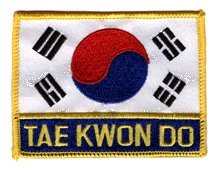 Playwell Martial Arts besticktes Abzeichen – Korea Taekwondo-Aufnäher Nr. 32 von Playwell