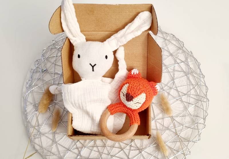 Personalisiertes Geschenkset Baby Babygeschenk Weihnachtsgeschenk Geburt Geschenk Neugeborenes Set Zur Geschenkbox von PlotterLoves