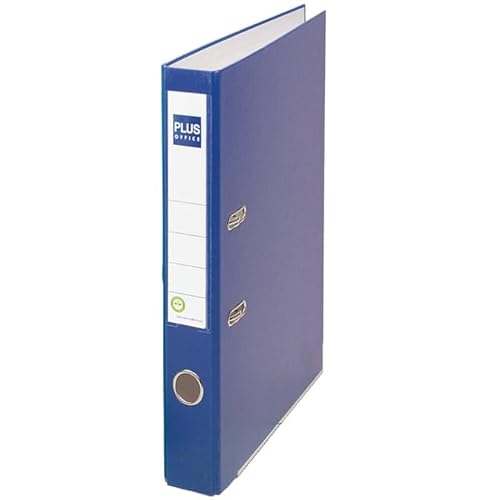 Ordner für Postkarten von Plus Office Modell Archivador Plus Fº Lomo 50, Blau von Plus Office