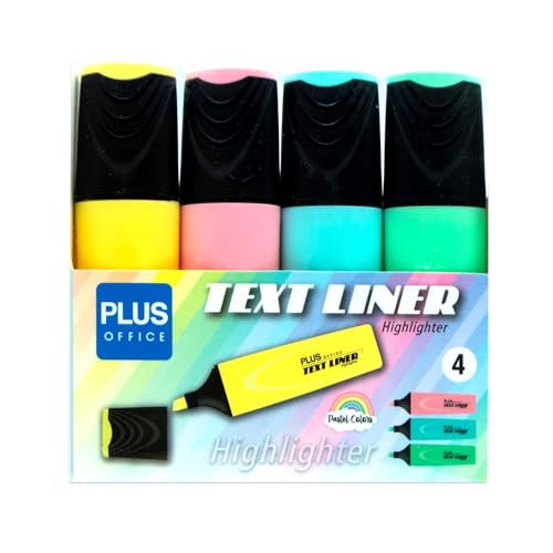 Plus Office Fluoreszierende Marke Modell FluorESCENTE PLUS TEXT LINER 3.2P 4CO von Plus Office