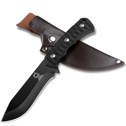 Plys Messer Outdoor Feststehende Klinge für Survival: Jagdmesser Edc Bushcraft Messer Jagd Outdoormesser Scharf Gürtelmesser Plys Messer Outdoor Feststehende Klinge für Survival: Jagdmesser Edc Bushcraft Messer Jagd Outdoormesser Scharf Gürtelmesser von Plys
