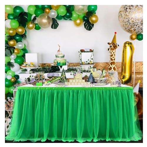 Pmnzdy Tüll Tischrock Tütü Tischröcke Tutu Tischdecke Tischdeko Schreibtisch Gaze Tüll Tisch Rock Tischdekoration für Hochzeit, Geburtstag, Valentinstag, Weihnachten, Party, Bar Grün 183×77cm Pmnzdy Tüll Tischrock Tütü Tischröcke Tutu Tischdecke Tischdeko Schreibtisch Gaze Tüll Tisch Rock Tischdekoration für Hochzeit, Geburtstag, Valentinstag, Weihnachten, Party, Bar Grün 183×77cm von Pmnzdy