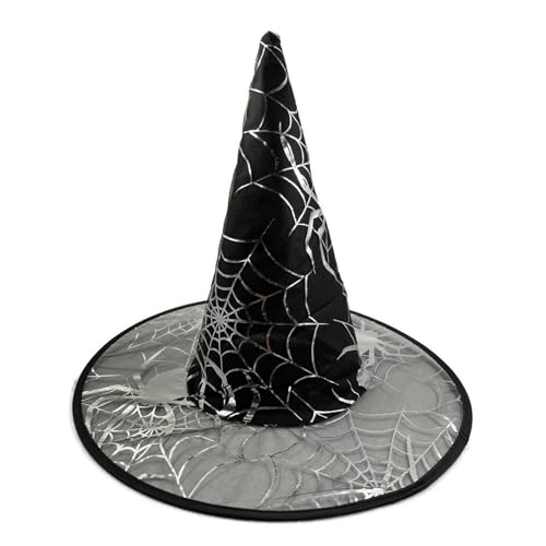 Pnuokn 5pcs Horrible Hat Collection Kostüm Halloween Hexenhut Rollenspiel Zauberer Hut für Halloween Partys und Verkleiden Hexenhut von Pnuokn