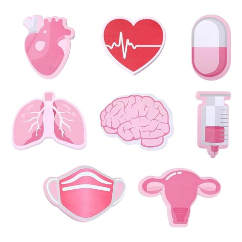 8 PCs/Set Sticky Notes Medical Themed Post Notes Memo Sticky Pad Selbstkleber Memo Pads Schulbüro Krankenhausversorgungen von Pocoiau