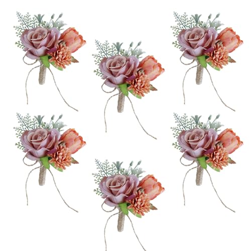 Bankett Corsage Boutonniere Für Hochzeitsfeiern Und Feiern Exquisite Hochzeits Boutonnieres Künstliche von Pocoiau