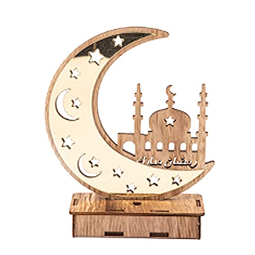 Eid Holzornament Holz Mond Stern Basteln Ornamente von Pocoiau