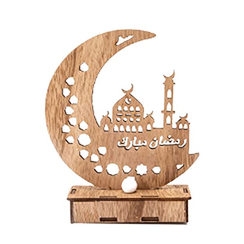 Eid Holzornament Holz Mond Stern Basteln Ornamente von Pocoiau