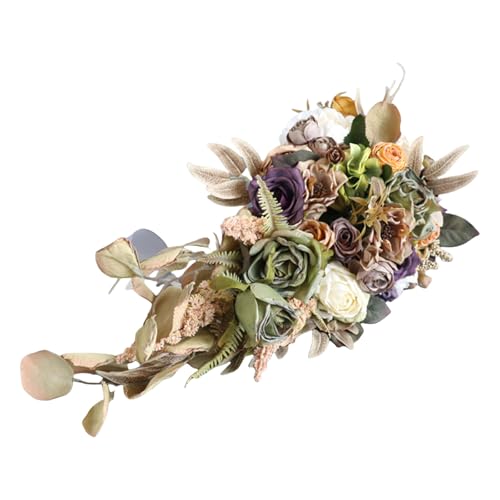 Handgefertigter Hochzeitsstrauß Braut hält Blumen Brautjungfer Hochzeit Blumen für Hochzeiten und Jubiläen von Pocoiau