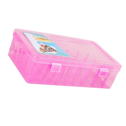 Pocoiau 42 Spulen transparente Fadenspule Aufbewahrungsbox Fadenspule Organizer Etui für kleine, große Nähgarn, Spule, Garnspule von Pocoiau