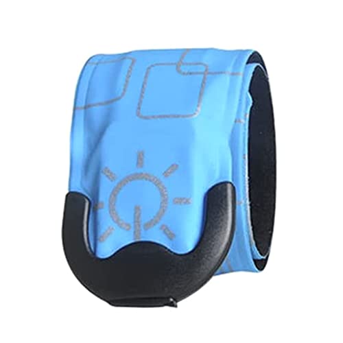 Pocoiau LED Leuchtendes Nachtlaufarmband Beleuchtung Slap Armband USB Wiederaufladbar Leuchtet Dunkeln Sicherheits Sport Armband von Pocoiau