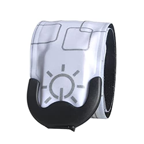 Pocoiau LED Leuchtendes Nachtlaufarmband Beleuchtung Slap Armband USB Wiederaufladbar Leuchtet Dunkeln Sicherheits Sport Armband von Pocoiau