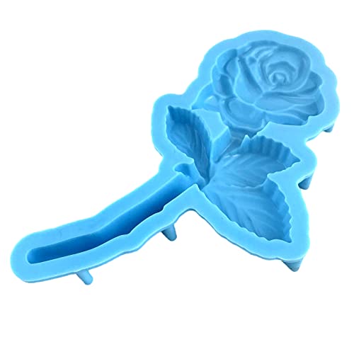 Rose Schlüsselanhänger Silikonform Schlüsselanhänger Harzform Epoxidharz Gussformen Für Handwerk Auto Home Decor von Pocoiau