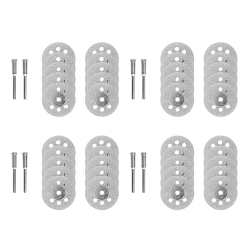 Schneidrad-Kits, Trennscheibe, beschichtet für Drehwerkzeuge, mit 8 Dornen zum Schneiden von Steinen, Keramik, Glas von Pocoiau