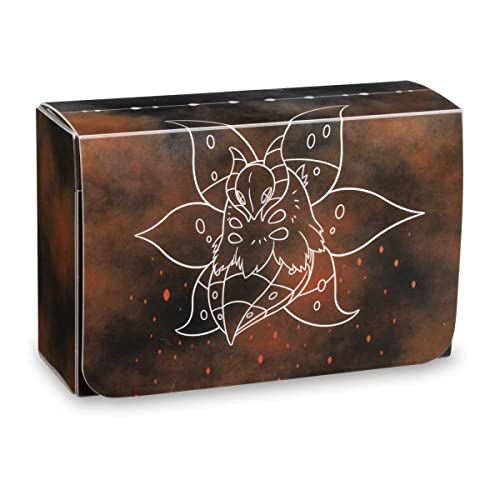 Pokémon Center: Volcarona & Frosmoth Freezer Burn Doppeldeck-Box mit Platz für zwei Ärmeldecks und drei Trennwänden, Magnetverschluss und Namensschild, 17,7 x 2,7 x 18,7 cm von Pokémon