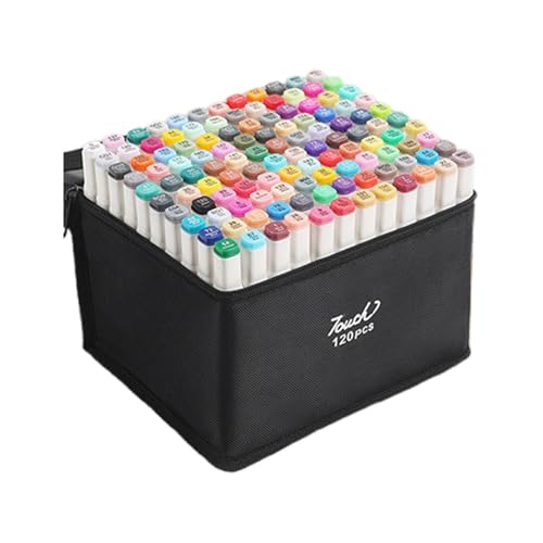 Art Marker Set Fine Point Markers Brush Tip Marker Multiple Uses, Easter Basket 100pcs 16cm/6.3'' For Men, Women, Kids, Adults von Pokronc