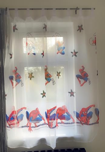 Voile-Vorhang Spiderman, mit Schlitz oben, 75 cm, 250 Stück von Poland