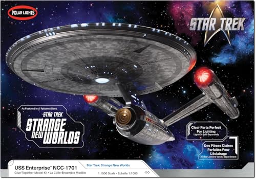 Polar Lights Star Trek Strange New Worlds U.S.S. Enterprise Modellbausatz im Maßstab 1:1000 Polar Lights Star Trek Strange New Worlds U.S.S. Enterprise Modellbausatz im Maßstab 1:1000 von Polar Lights