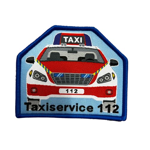 Polizeimemesshop - 112 Taxi Textil Patch von Polizeimemesshop