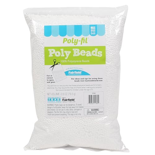 Poly-Fil Polyperlen, 79 g, Beutel, Weiß von Poly-Fil