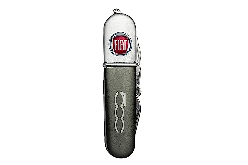 Fiat 500 Taschenmesser - Multifunktionsmesser Zweihandmesser Funktionsmesser Messer Säge Schere Zange Schraubendreher Klappmesser Metall Multi Outdoor Solingen (Variante 3) von Polyflame