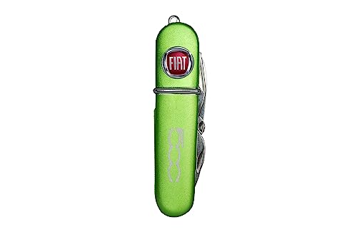 Polyflame Fiat 500 Taschenmesser - Multifunktionsmesser Zweihandmesser Funktionsmesser Messer Säge Schere Zange Schraubendreher Klappmesser Metall Multi Outdoor (Variante 2) von Polyflame