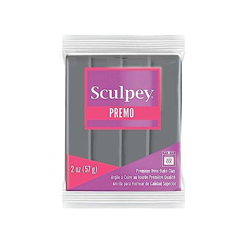 Sculpey Polyform PE02 5052 Modelliermasse Premo, Schiefer, 57 gr, Slate von Sculpey