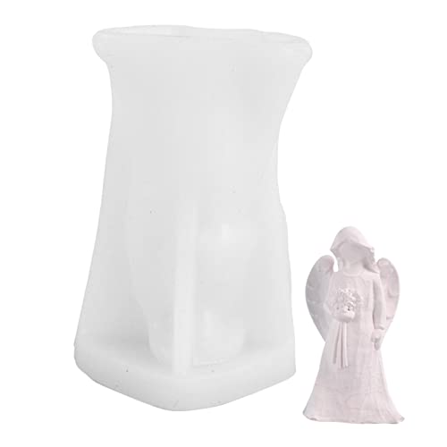 Engel Kerzenform 3D Kerze Silikonformen, Kerzen Silikon Formen 3D Mädchen Engel Silikonform DIY Engel Kerzen Form Handgemachte Gießform Für Kerze Seife Fondant Kuchenform Schokolade Candy Kerze von Pomrone