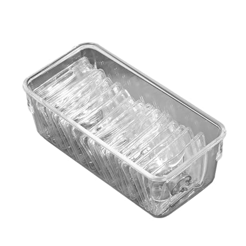 Acryl Schmuckschatulle mit Schmuckbeutel aus PVC Kunststoff, Transparent Tragbar Schmuck Reißverschlussbeutel für Ohrringe, Ringe, Armbänder, Halsketten, Reise Schmuck Aufbewahrungs Box Organizer von Pomurom