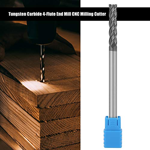 Wolframcarbid-Schaftfräser, 6 Mm Durchmesser X 100 Mm Länge, Hohe Festigkeit, Verschleißfestigkeit, 4 Nuten, für Industriebedarf, Ultrafeine, Scharfe Schneidkanten von Pongnas