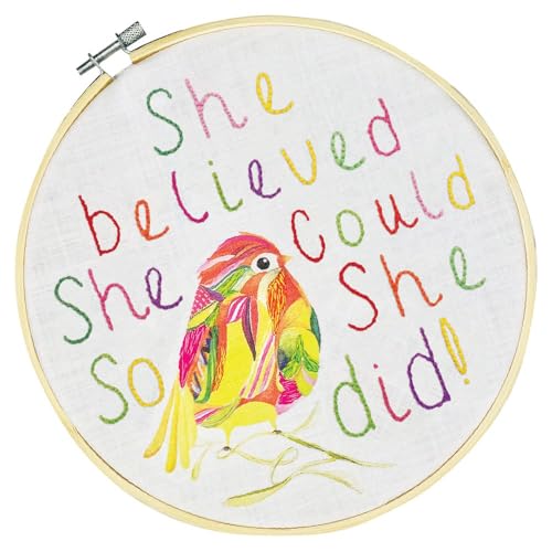 Pony Easy Stitch Stickset „She believed“ – 1 Stück von Pony