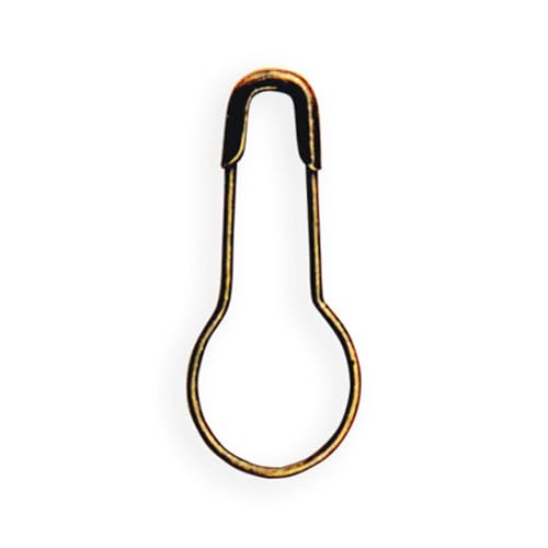 Pony Sicherheitsnadeln Messing 22mm ant.Gold - 1x10Stk von Pony