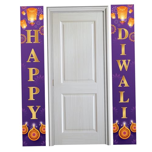 Porgeel Diwali -Dekorationen 71 x 12 Zoll Außen in der Veranda Happy Diwali Zeichen Indisches Diwali Festival von Lichter Dekor und Lieferungen b von Porgeel