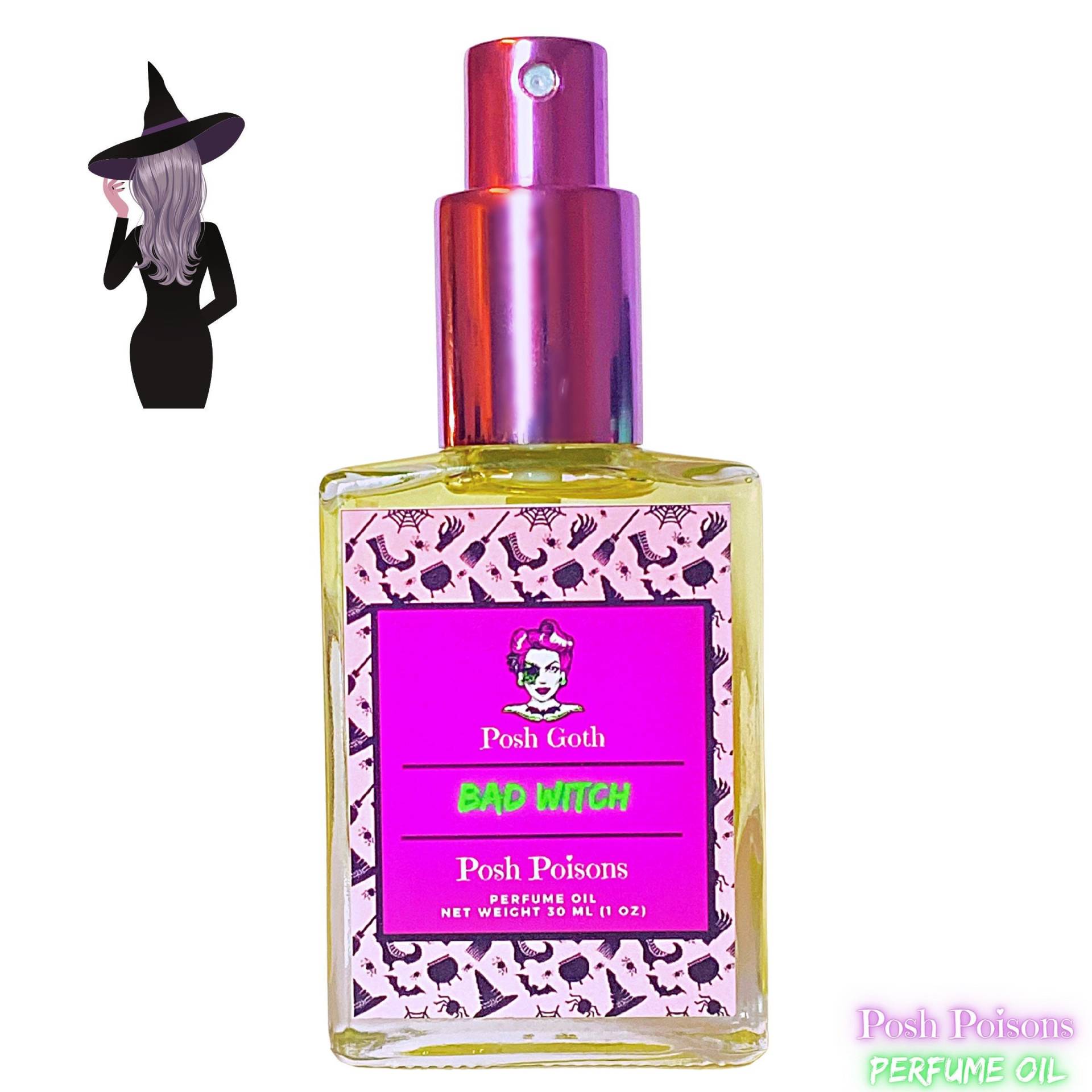 Bad Witch Pink Sugar Duft Gothic Parfüm 1 Oz Spray von PoshGothStore