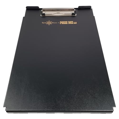 Posse Box - Formularhalter SSA-45-BV · Schwarzes Vinyl-Aluminium · 30,5 x 21,4 x 1,27 cm · Aufbewahrungs-Organizer von Posse Box