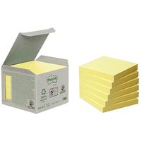 Post-it® Recycling Notes 654 Haftnotizen gelb, 6 Blöcke von Post-it®