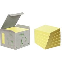 Post-it® Recycling Notes Haftnotizen 6541B gelb, 6 Blöcke von Post-it®