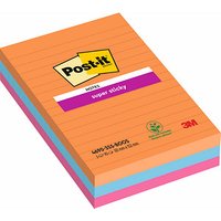 Post-it® Super Sticky Haftnotizen extrastark 46453SSA farbsortiert, 3 Blöcke von Post-it®