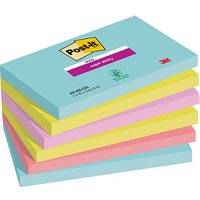 Post-it® Super Sticky Cosmic Haftnotizen extrastark farbsortiert, 6 Blöcke von Post-it®