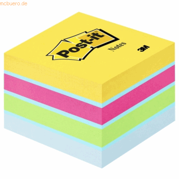 Post-it Notes Haftnotizwürfel 51x51mm VE=400 Blatt ultrafarben von Post-it Notes