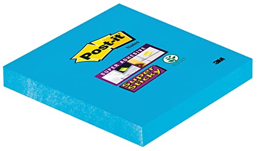 Post-it 6546SEB Haftnotiz Super Sticky Notes, 76 x 76 mm, 90 Blatt, ultrablau von Post-it