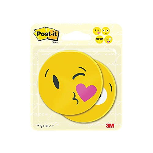 Post-it Notizen, Emoji-Form, 30 Blatt, 70 x 70 mm von Post-it