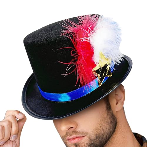 Hut für den 4. Juli, Sternenhut, lustiger festlicher Party-Kopfschmuck, Karnevals-Kopfbedeckung, Urlaubsparade, Requisite für Unabhängigkeitstag Hut für den 4. Juli, Sternenhut, lustiger festlicher Party-Kopfschmuck, Karnevals-Kopfbedeckung, Urlaubsparade, Requisite für Unabhängigkeitstag von Poupangke