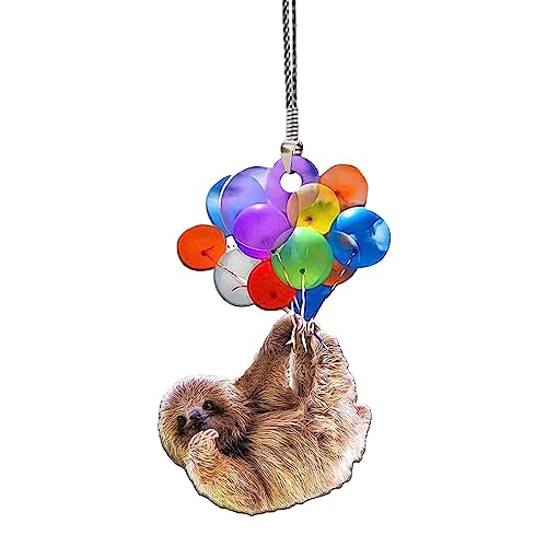 Povanjer Bunter Ballonanhänger | Ornament Aufhänger Tier Ballon Auto Rückspiegel Anhänger - Ballon Tier Auto Spiegel Zubehör Ornament Home Decor Anhänger von Povanjer