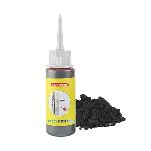 Graphitpulver Türschlösser, Graphit Schmierpulver, Schmiermittel Für Türschlösser, Mehrzweck-Graphitschmierstoffe, 60ml Graphitspray, Schmierstoff Graphit Graphitpulver Trockenschmierung von Povanjer