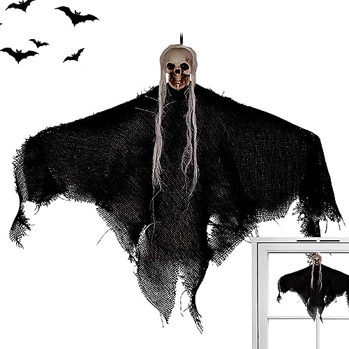 Halloween hängende Grim Reapers, hängende Geister für Bäume - Reaper, Fliegender Geist, Halloween für Rasen, Veranda, Garten, Baum, Prop Spukhaus von Povanjer