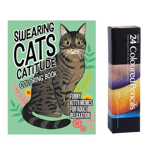 Povanjer Malbuch Mit Lustigen Katzen Memes Zur Entspannung Für Erwachsene Swearing Cats Catitude Malbuch Für Erwachsene Mit Fluchenden Katzen Und Katzenstimmung Malbuch Mit Urkomischen Katzen Memes von Povanjer