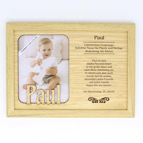 power gift PAUL - Bilderrahmen Holz, Deko Bilder mit Rahmen, Fotorahmen stehend und hängend - Für dein Zuhause Picture Frame Dekoration Wohnzimmer Fotografie Foto Bild Porträt. von power gift