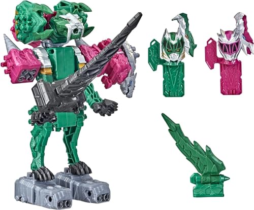 Power Rangers Dino Fury Ankylo Hammer und Tiger Claw Zord Spielzeug für Kids ab 4 Jahren Zord Link-Verbindungen von Power Rangers