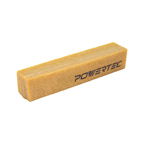 POWERTEC 71002V Schleifmittel-Reinigungsstab für Schleifbänder und Scheiben, 21,6 cm, Naturkautschuk-Radiergummi, Holzbearbeitungswerkstatt Werkzeuge für Schleifperfektion von PowerTec